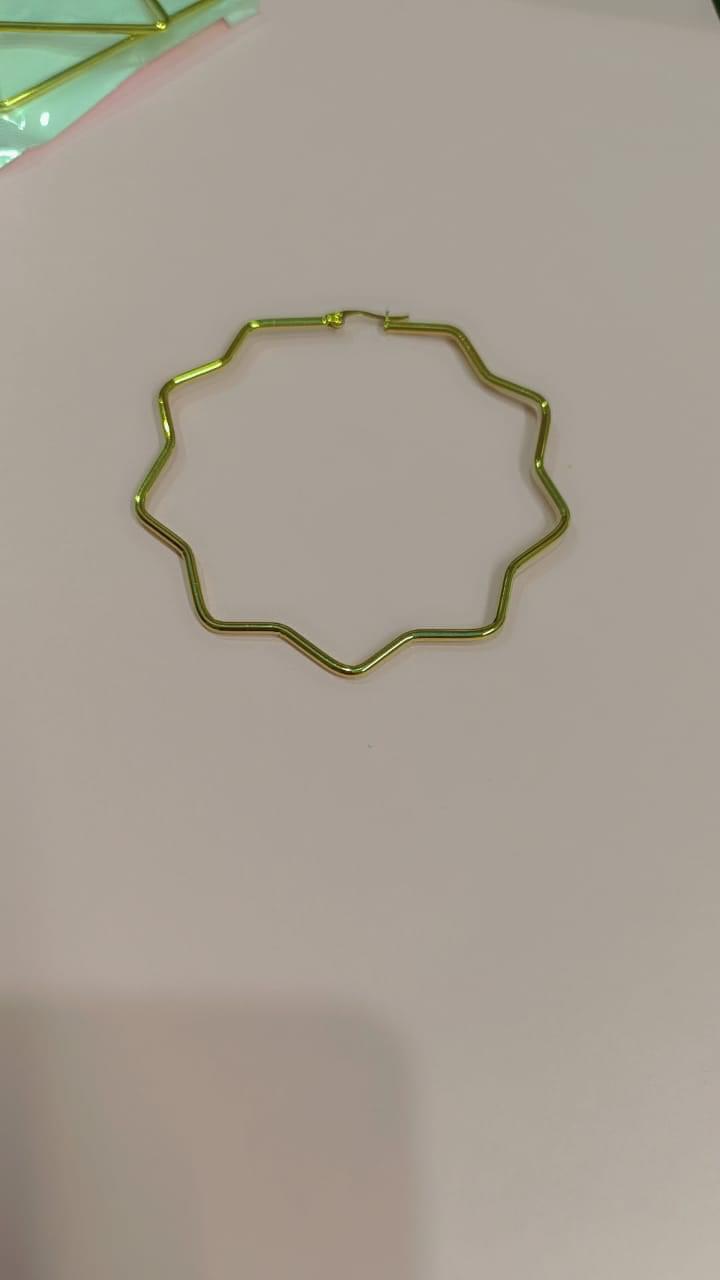 Kana Silver Hoop Earrings - Image 3